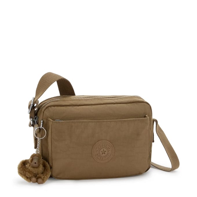 Kipling ABANU M Dames Tas - Smooth Khaki
