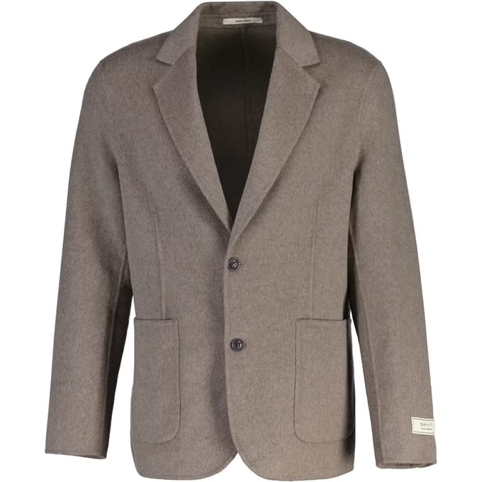Gant Colbert Handstitched Blazer Mist Taupe / male