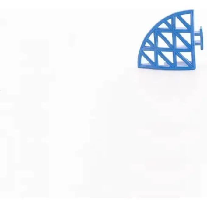 5 stuks blauwe Pvc Softee zijtegels -hoek-verpakking