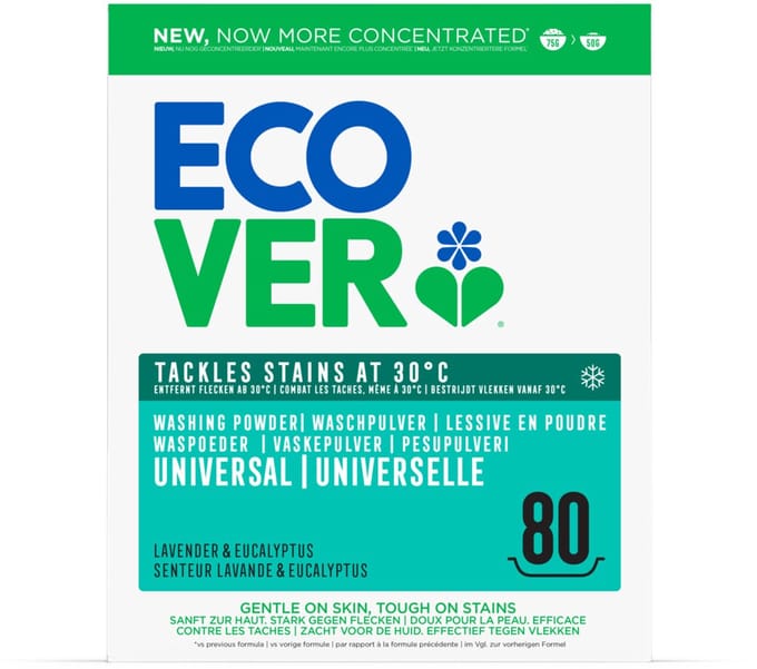 Ecover Waspoeder Universal 80 Wasbeurten - 4 kg