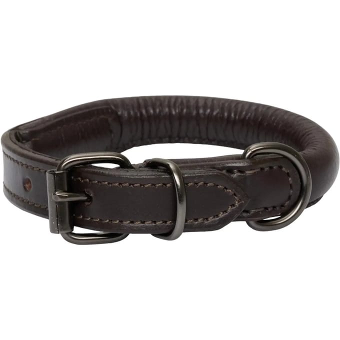 Hondenhalsband van leer Catago