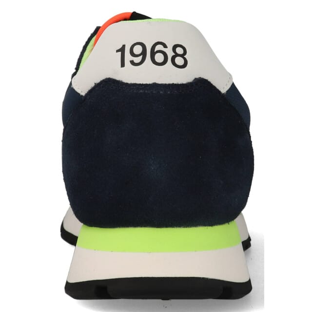 Sun68 Sneaker Tom Fluo Navy Blauw - Maat 41 - Heren - Sneakers
