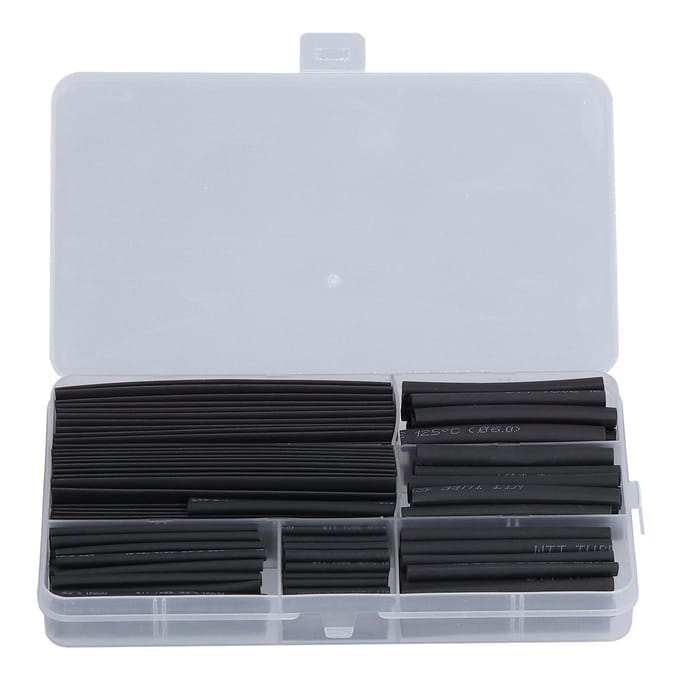170 Stuks Krimpkous Kit Polyetheen Isolatie Elektrische Draad Wrap Assortiment Set