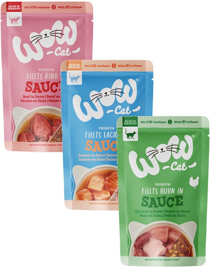 WOW Cat Wet Adult in Saus - Zalm