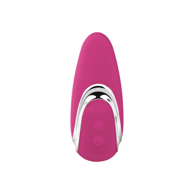 Opleg vibrator van siliconen, 11 cm
