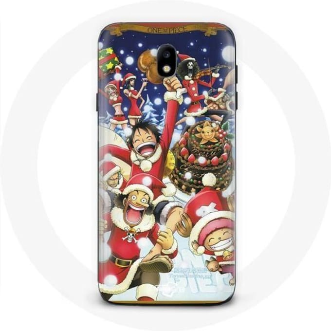 Coque pour Samsung Galaxy J7 2017 One Piece Christmas Day Anime Manga