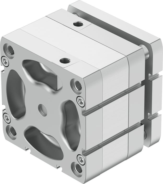Festo Compacte Cilinder 100mm Boring 10mm Slag ISO 21287 Dubbelwerkend - 554286 - P2DQD