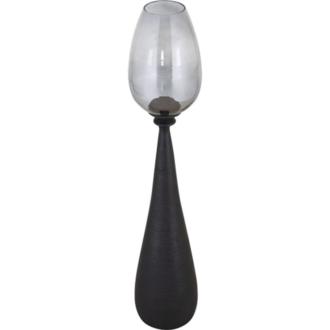 PTMD - Windlicht Midi - Zwart - 25x25x130cm