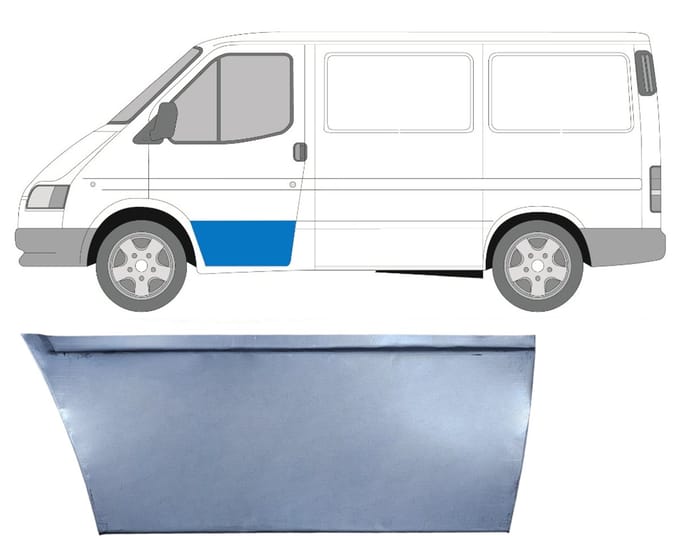Reparatiepaneel voor deur voor Ford Transit 1986-2000 / Links