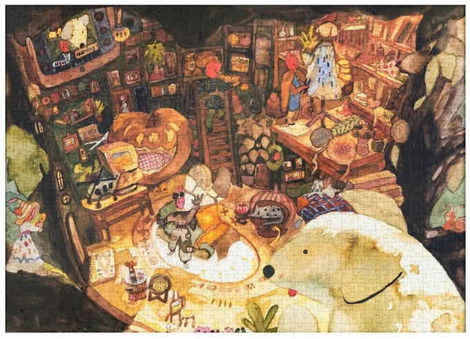 Robotime Tree House Tale - Rolife Joy Piece Jigsaw Puzzle Series - PT010 - Legpuzzel - Puzzel - Cadeautip