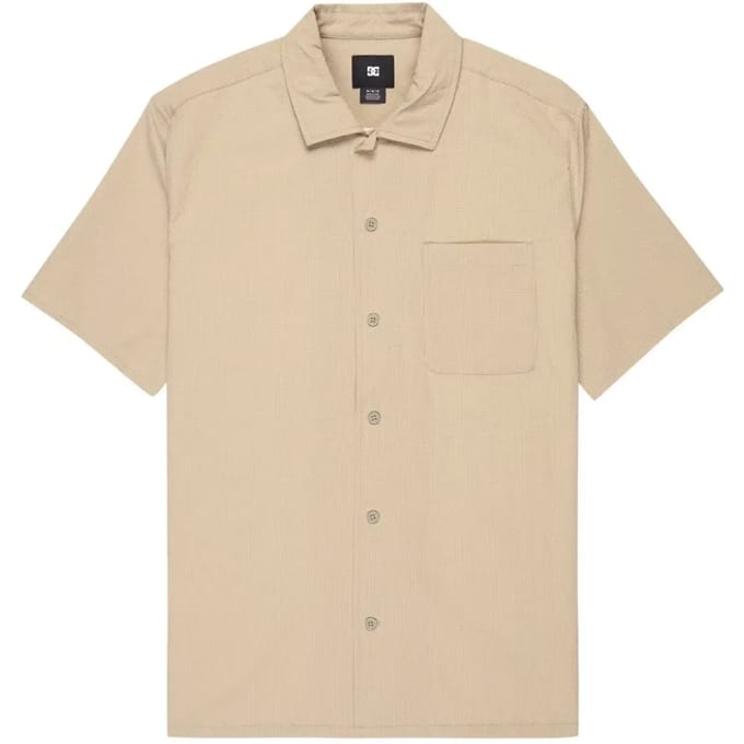 Dc Shoes Full On Resort Overhemd Met Korte Mouwen Beige M Man