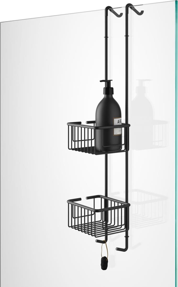 Ophangmand douche - DW HGK 2, mat zwart.