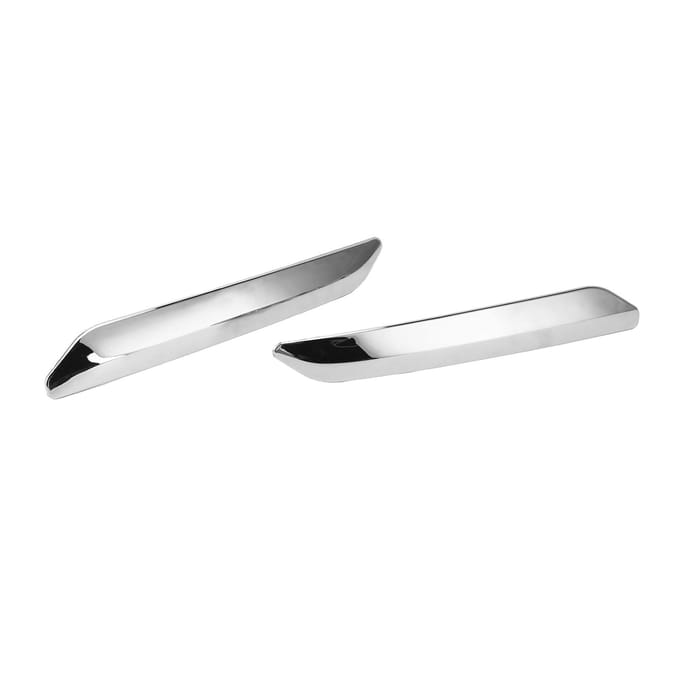 1 Paar Voorbumper Sierlijst 9688244477 Duurzaam ABS Voorbumper Afdekking Vervanging voor Citroen C5 white