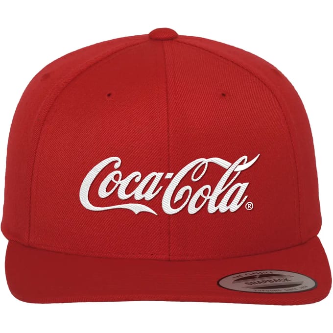 Merchcode - Coca Cola Logo Snapback Pet - Rood