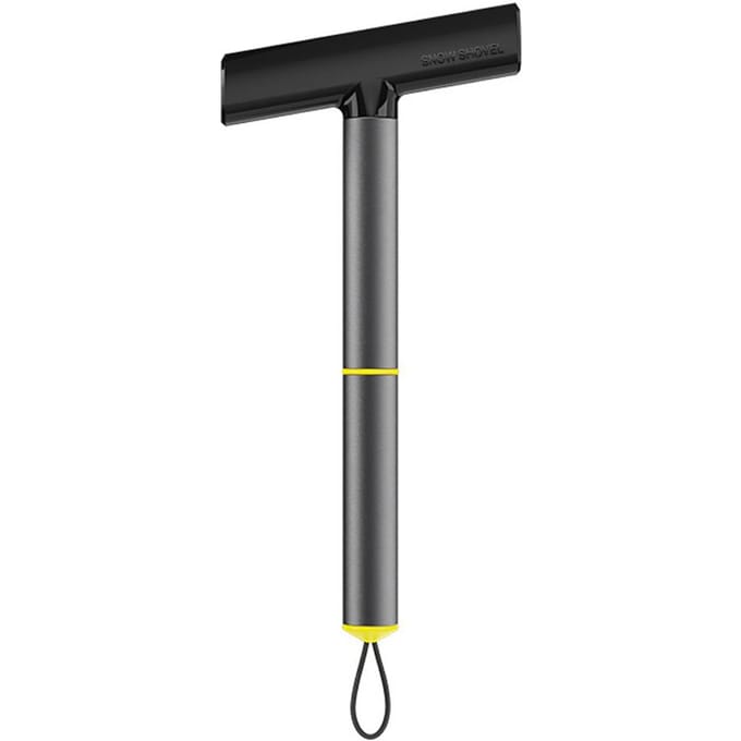 Pelle de déneigement de voiture, outil de dégivrage multifonctionnel détachable, grattoir à glace Portable pour voiture gris foncé