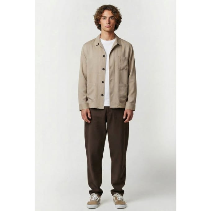 French Connection Lyocell Kruger Brown Größe: XL | Leichte Jacken Outlet | Herren | Braun