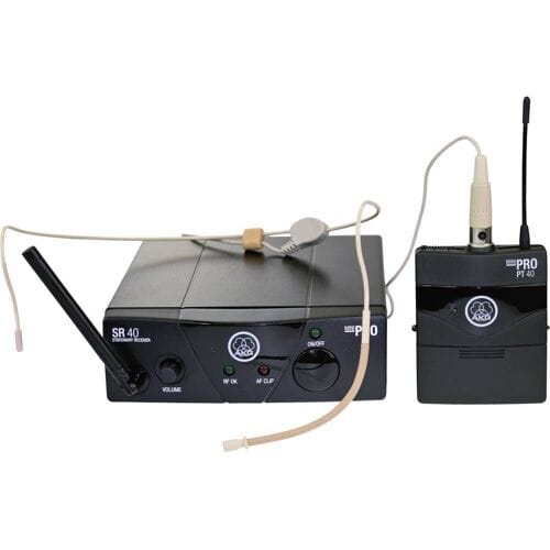 AKG WMS 40 Mini Sport Set / ISM2 864,375 MHz - Draadloos Headsetsysteem voor Spraak & Zang