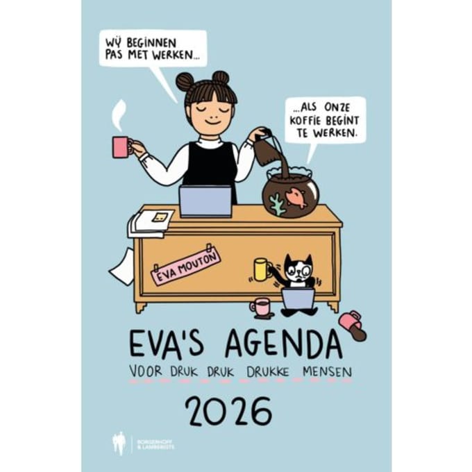 Eva's agenda - 2026 - A5 - 7 dagen op 2 pagina's
