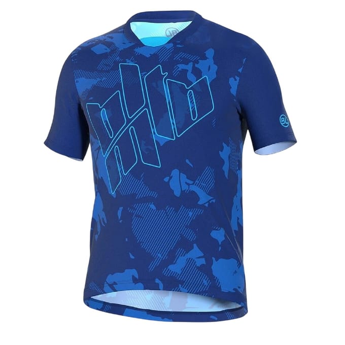 Bicycle Line Heren Camouflage T-shirt (Blauwe Marine)