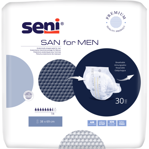 Seni San For Men - 3 pakken van 30 stuks