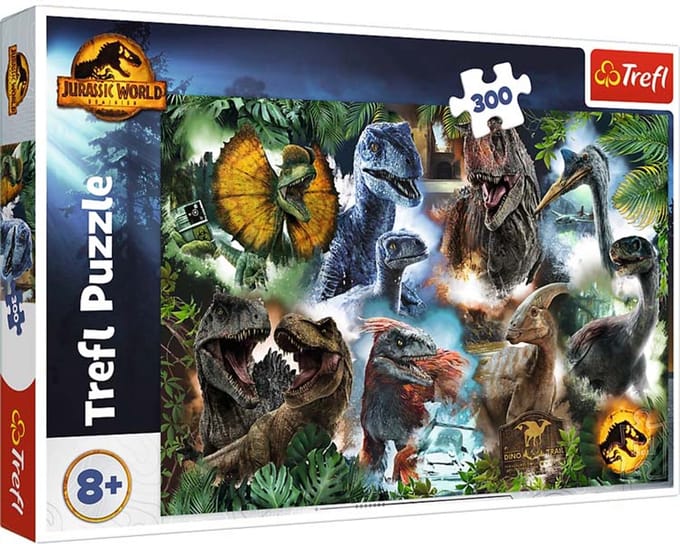 Trefl Jurassic World Dinosaurussen Legpuzzel - 300 stukjes - Vanaf 8 jaar