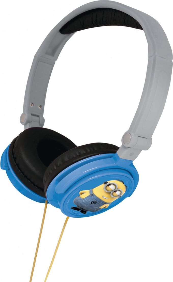 de Minions Stereo Bedrade Opvouwbare Koptelefoon met veilige volumebeperking