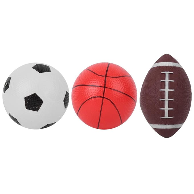 Voetbal Rugby Basketbal Set Interactief Spel Buitensport Speelgoed voor Bal Training777 525 red