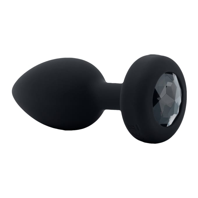 B-Vibe - Vibrerende Juwelen Plug M/L Zwart