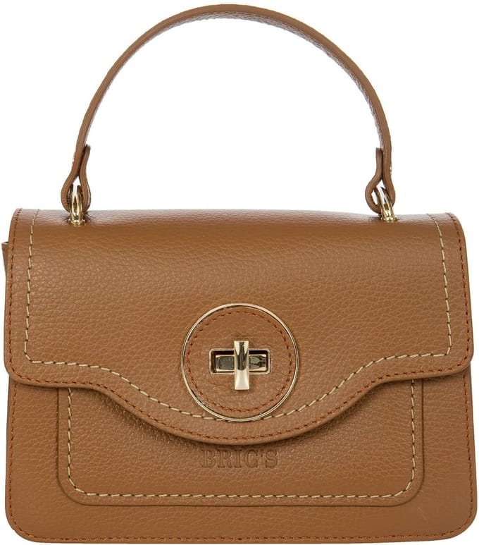 BRIC'S Handtas Schoudertas Gondola Hand Bag Leather Bruine