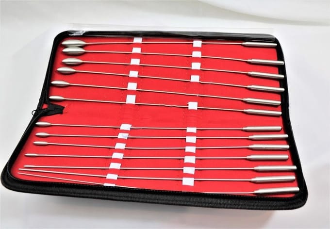 Dilator set met ronde top 13 stuks