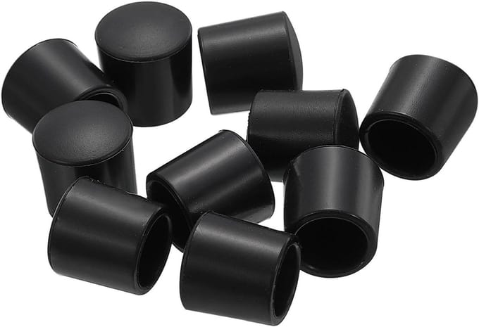 Deurstopper Rubber - Deur buffer - Bescherming Deur - Schokabsorberend - 9mm Binnendiameter - Zwart