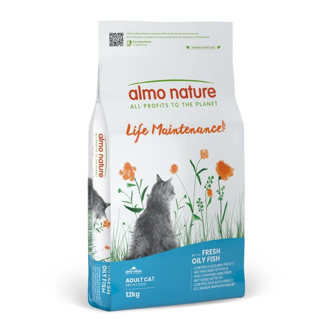 2x12kg Holistic Adult: Witvis & Rijst Almo Nature Holistic Kattenvoer
