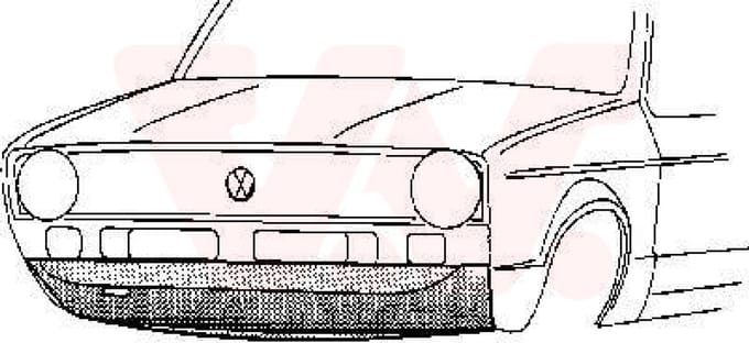 Van Wezel - FRAME VOOR VW GOLF I 1976-1983 HD138534VWAN