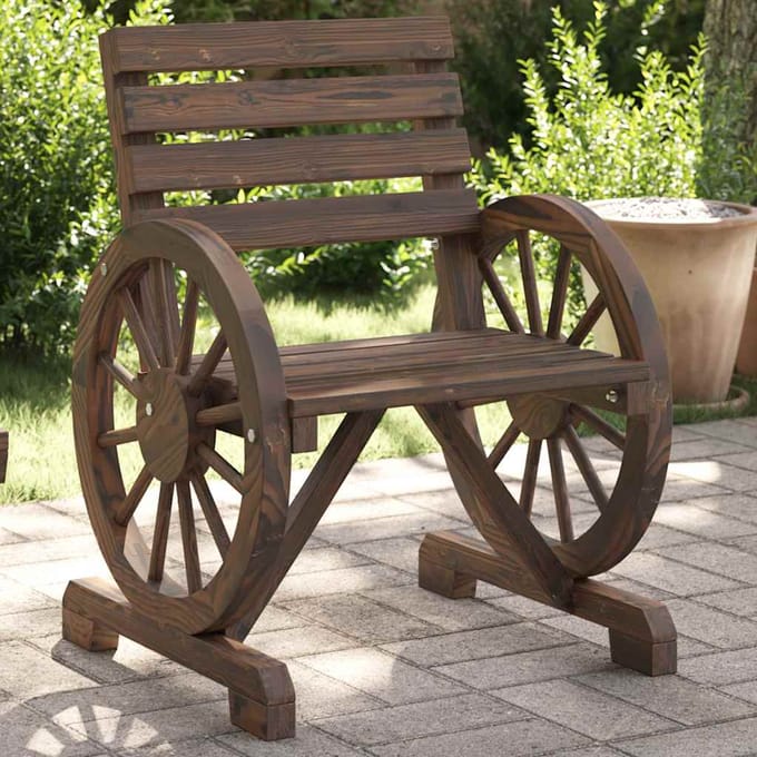 vidaXL - Tuinstoelen - 4 - st - massief - vurenhout