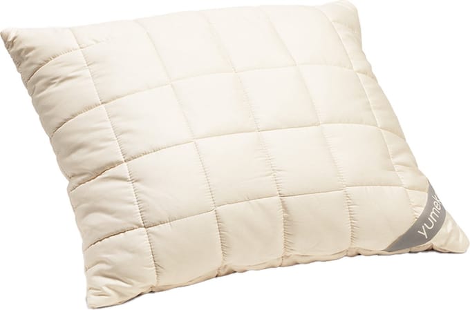 Yumeko hoofdkussen wol deluxe 50x60 medium - Biologisch & ecologisch