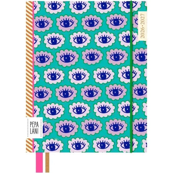 Pepa Lani A5 Schoolagenda 2026-2027 Eyes
