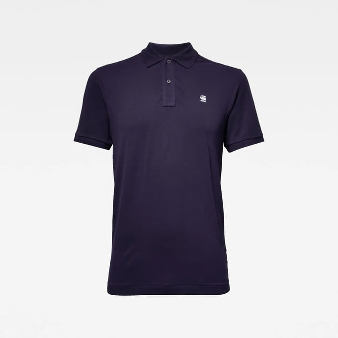 G-STAR Dunda slim polo s\s Heren Poloshirt - sartho blue
