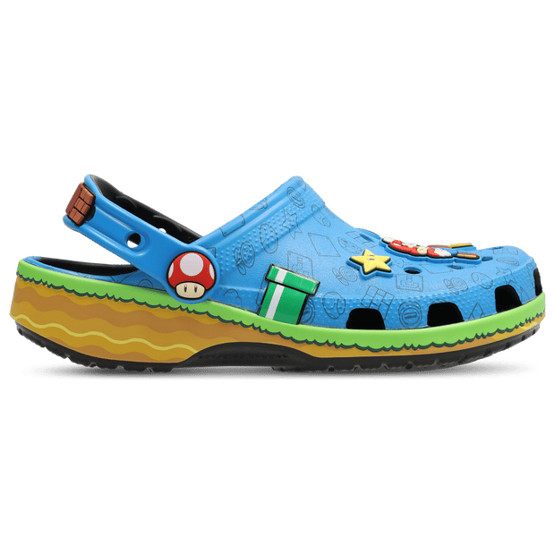 Crocs Super Mario Core Classic Klompen Blauw EU 24-25 Kinderen