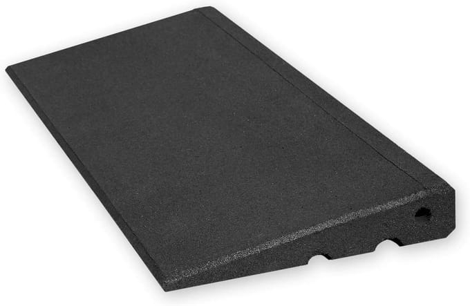 Rubber Drempelhulp voor Binnendeuren en Buitendeuren 45 mm Hoog