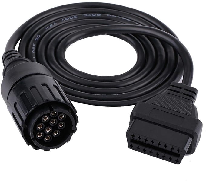 10 Pin To 16 Pin OBD2 Motorcycle Adapter Cable for BMW ICOM-D Motorcycle, OBD2 Adapter Connector Diagnostic Cable