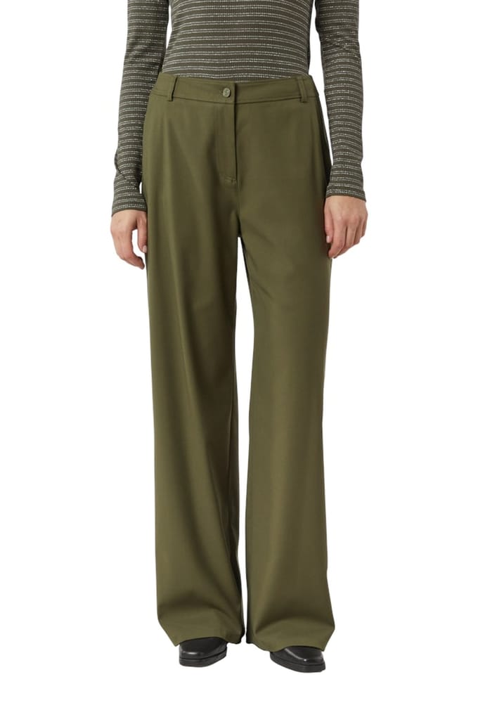 Comma  Pants Dark Green Größe: W34 | Stoffhosen Outlet | Damen | Grün