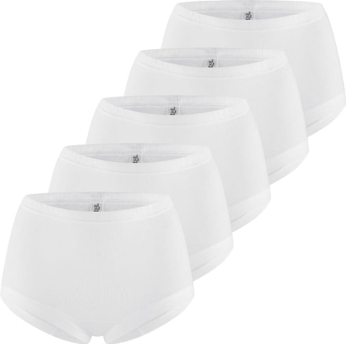 ESGE Dames tailleslip 5 pack Basic - à fines côtes