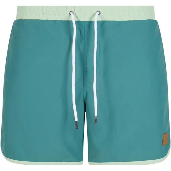 Urban Classics - Retro Zwemshorts - 4XL - Groen/Groen
