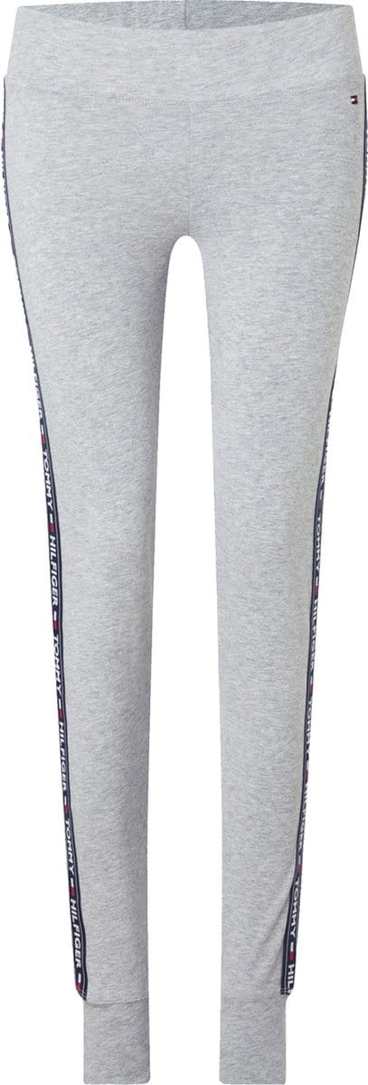 Tommy Hilfiger Sportbroek - Maat M  - Vrouwen - grijs/ navy/ wit/ rood