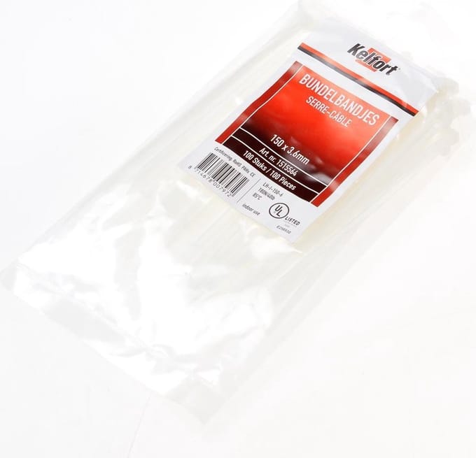 Kelfort Bundelbandje transparant 150 x 3.6mm