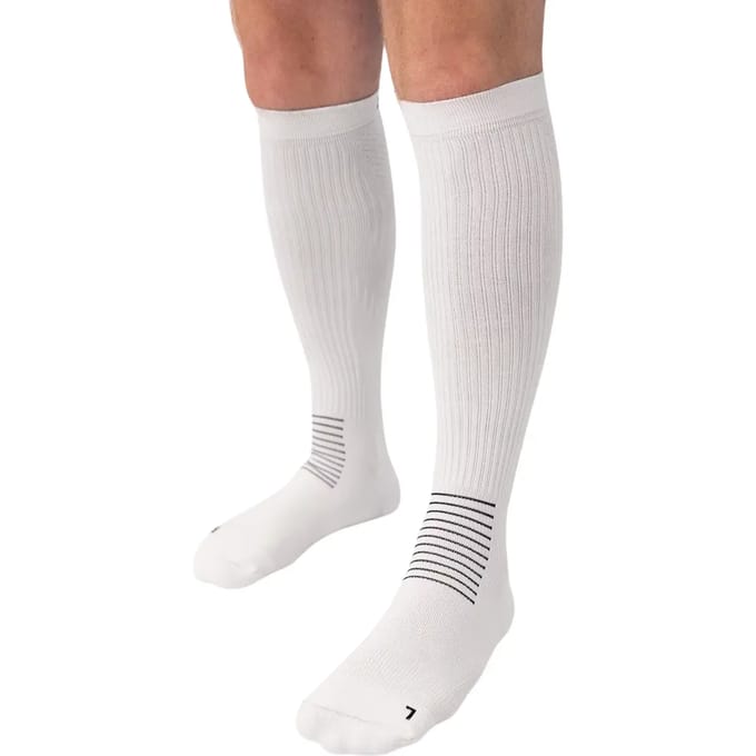 Jako Comfort Lange Compressiesokken - Wit | Maat: 43-46