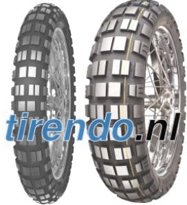 Mitas E-10 ( 110/80B19 TL 59T M+S keurmerk, Rubbermengsel Dakar, Voorwiel, gelb )