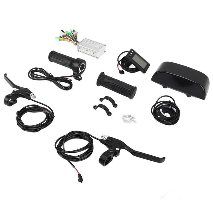 Contrôleur de moteur 15 A 36 V 48 V 250 W GD01, kit d'affichage pour vélo électrique black