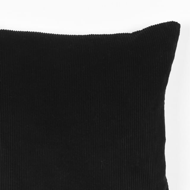 LABEL51 - Sierkussen Rib - Zwart - 10x45x45cm