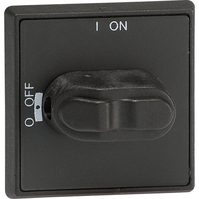 ABB IP54 Zwarte Selectorknop Met Snap On Bevestiging - 1SCA105211R1001
